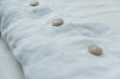 Pościel lniana z guzikami ze zmiękczonego lnu 190 g